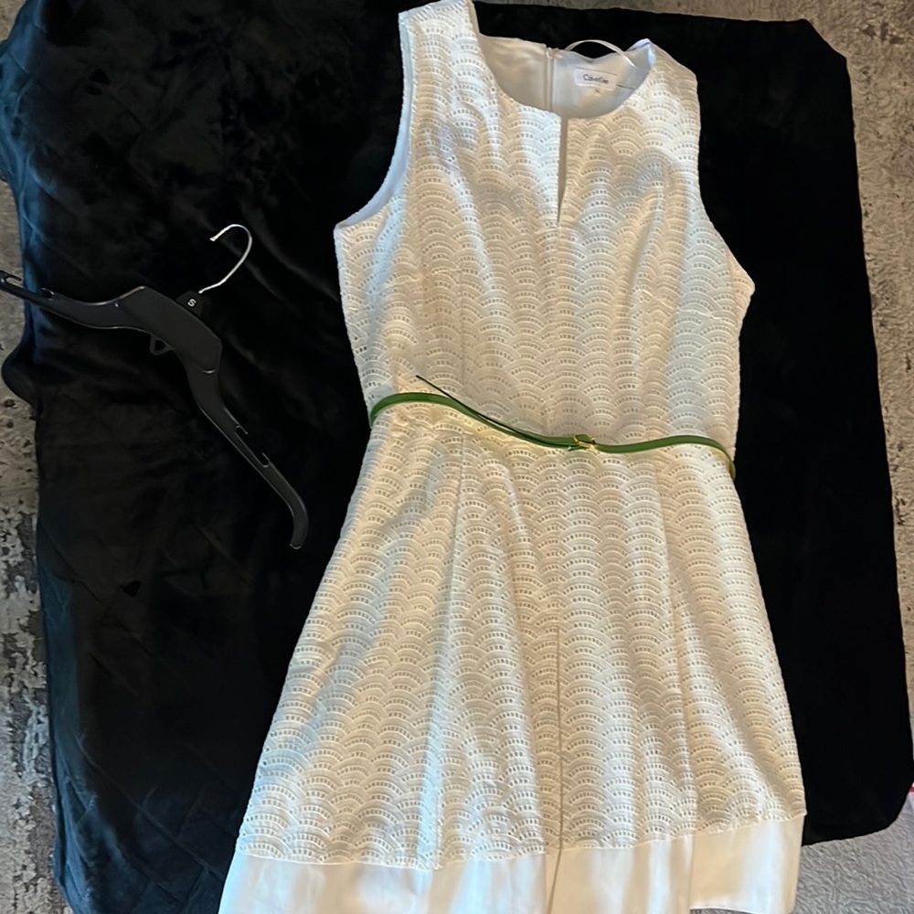Calvin Klein white dress